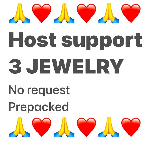 Jewelry - HOST SUPPORT, NO REQUEST, PREPACKED
